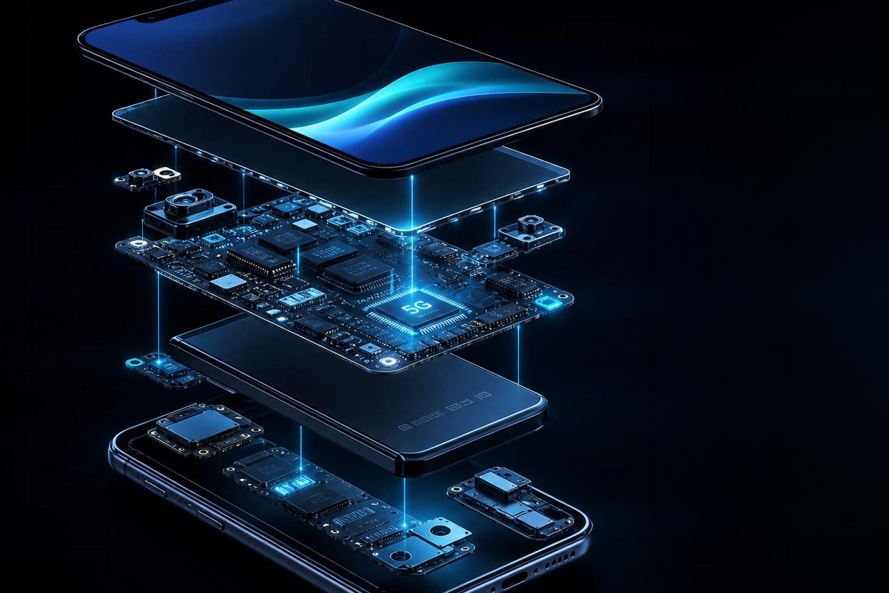 Smartphone-Schichten interaktiv